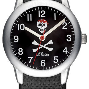 s.Oliver Leder-/ Textilband schwarz SO-2406-LQ