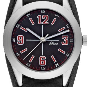 s.Oliver Lederband schwarz SO-1854-LQ