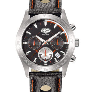 s.Oliver Lederband schwarz SO-319-LC