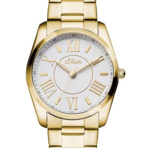 s.Oliver Edelstahlband gold SO-3086-MQ