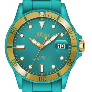 s.Oliver Silikonband türkis SO-2737-PQ