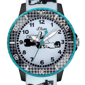 s.Oliver Silikonband grau, schwarz SO-2980-PQ