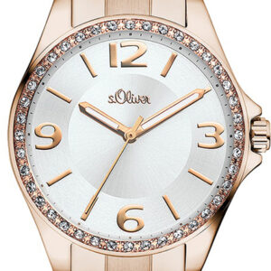 s.Oliver Edelstahlband rosé SO-2967-MQ