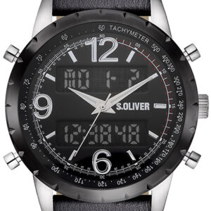 s.Oliver Lederband schwarz SO-2819-LD