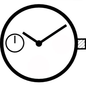 Kleinuhrwerk Handaufzug Unitas 6497-1, Std.-H 1,65 KLS