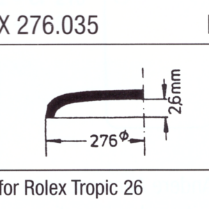 Glas X 276.035 Einsprengglas Kunststoff