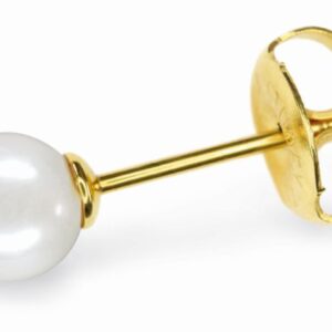 Erstohrstecker System 75 gelb Perle Kugel Studex