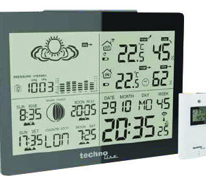 TECHNOLINE Funk-Wetterstation inkl Sensor