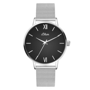 s.Oliver SO-4136-MQ Edelstahl silber 16mm
