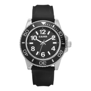 s.Oliver SO-4234-PQ Silikon schwarz 20mm