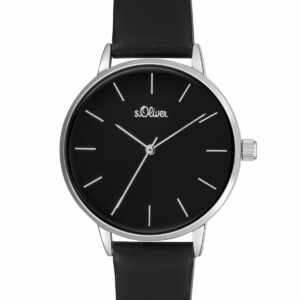 s.Oliver SO-3901-LQ Kunstleder schwarz 16mm