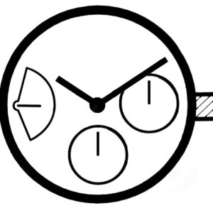 Kleinuhrwerk Quarz Japan VD85 KLS, DZ, WZ