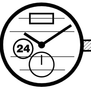 Kleinuhrwerk Quarz Citizen E310 Big Date 12, KLS, 24 HZ, Solar