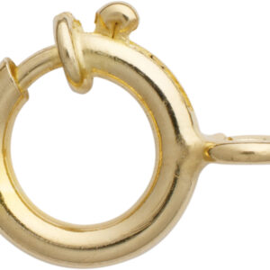 Federring Edelstahl gelb - Ø 8,00mm mit Bund