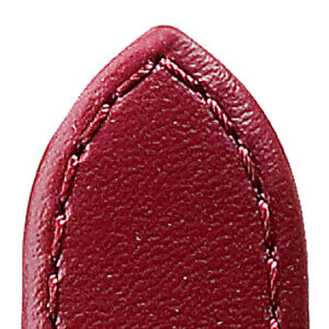 Lederband Lifestyle 18mm bordeaux genäht
