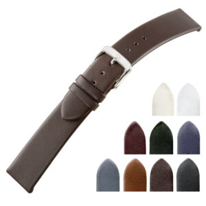 Lederband Nappa Waterproof 18mm schwarz