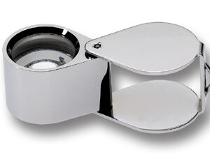 Steinlupe Standard silber