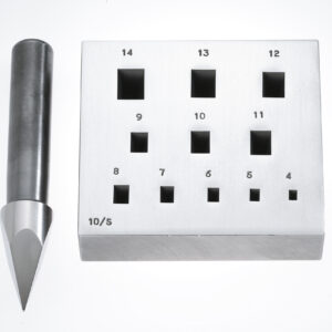 Einstauchmatrize Rechteck 4x2,8 - 14x10 mm