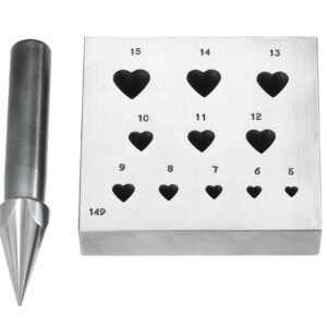 Einstauchmatrize Herz 5x5 - 15x15 mm
