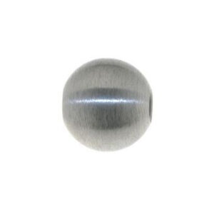 Kugelschließe mit Wechselmechanik, Edelstahl, mattiert, Kugel Ø12,00