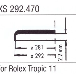 Glas XS 292.470 Stülpglas Kunststoff