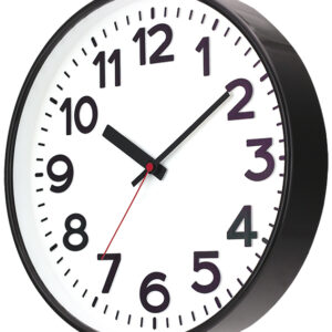 SELVA Funk-Wanduhr Kolbingen, schwarz