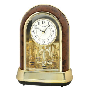 Atlanta 7791/20 Stiluhr braun / gold