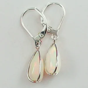Welo Opal Ohrhänger 1,51 ct. + 1,51 ct. aus 935er Silber Ohrhänger
