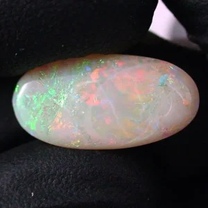 6,08 ct White Opal Multicolor Edelstein Lightning Ridge Australien