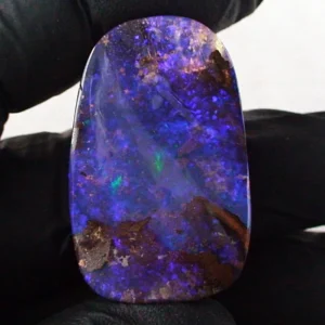 110,71 ct. Boulder Opal aus Australien – Opalstein gebohrt / gelocht