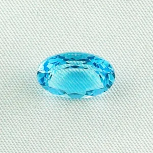 5,80 ct Blautopas Swiss Blue Oval Cut Edelstein Schmuckstein