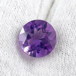 Violetter Amethyst 4,39 ct Round Brillant Cut