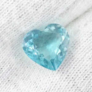 1,81 ct. AAA Aquamarin im Herz Schliff 8,51 x 8,93 x 4,29 mm
