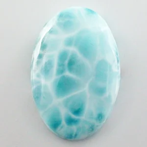 30,73 ct Larimar Edelstein – Natürlicher unbehandelter Heilstein aus der Karibik