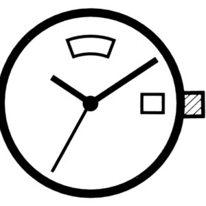 Kleinuhrwerk Automatik ETA 2834-2, Std.-H 1,75 SC, D3, W12