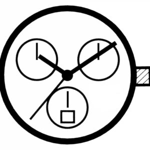 Kleinuhrwerk Quarz ETA G10.211 SC, D6, CHR