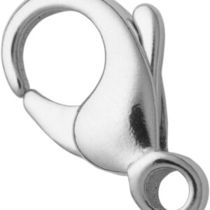 Karabiner gewölbt Platin 960/-Pt 11,00mm gegossen