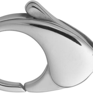 Karabiner gewölbt Silber 925/- 23,00mm gegossen