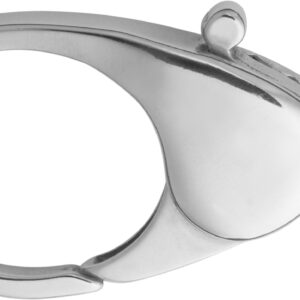 Karabiner gewölbt Silber 925/- 40,00mm gegossen