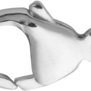 Karabiner gewölbt Silber 925/- 13,00mm gestanzt