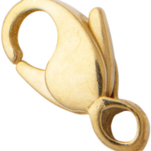 Karabiner flach Gold 750/-Gg 8,50mm gegossen