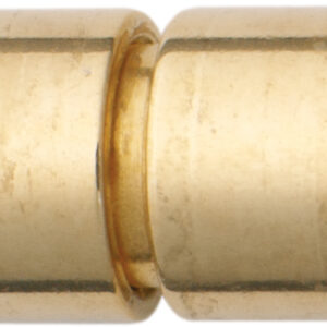 Bajonettverschluß Silber vergoldet 925/- Zylinder Ø 3,50mm, Länge 17,00mm