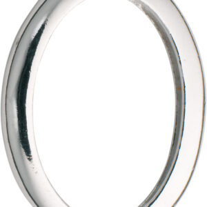 Ketten-Clip Silber 925/-, oval L 22,1 x B 17,3 mm