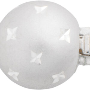 Kugelschließe einreihig Silber 925/- diamantiert, Kugel Ø 10,00mm