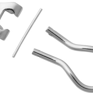Ohrclip-Mechanik Silber 925/- mit gegossenen Böckchen Höhe 6,50mm Bügellänge 14,50mm