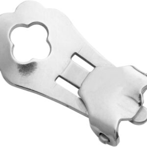 Ohrclip-Mechanik gestanzt Silber 925/- Länge 16,00mm mit Federblech
