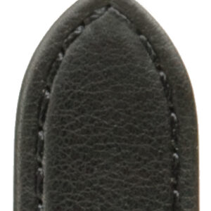 Lederband Echtleder genäht 12mm schwarz
