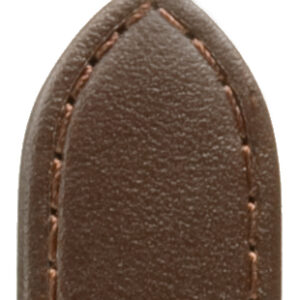 Lederband Echtleder genäht 14mm dunkelbraun XL