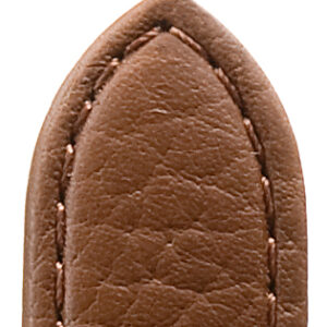 Lederband Echtleder Sport genäht 18mm mittelbraun