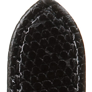 Lederband Eidechs Imitation 18mm schwarz